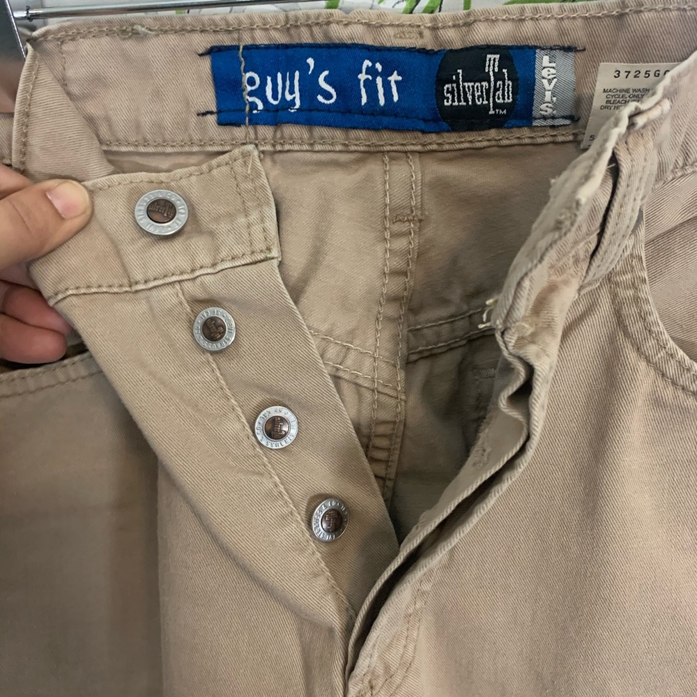 ⭐️ RARE ⭐️ LEVIS Silver Tab Guys Fit Khakis - Picture 6 of 8